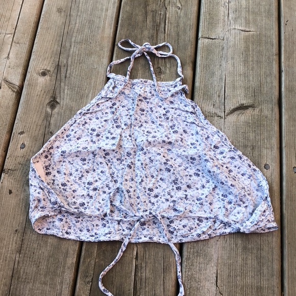 Floral “Handkerchief” Crop Top GARAGE (Size XS) - Picture 4 of 6